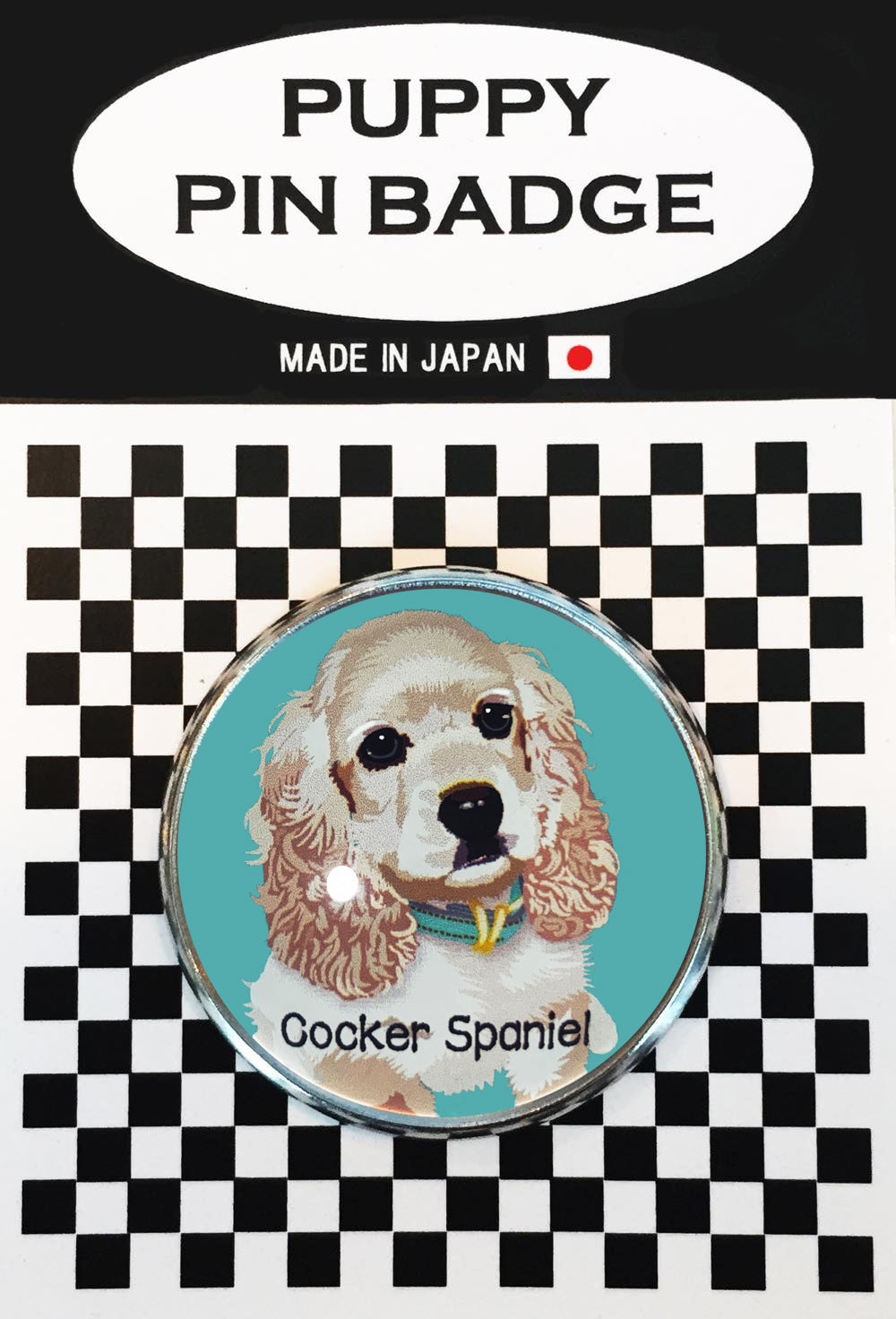 le Bonbon(ル ボンボン) ピンバッジ 犬 コッカスパニエル BL ピンバッチブローチ 犬 ピンバッジ 犬 ブローチ 犬