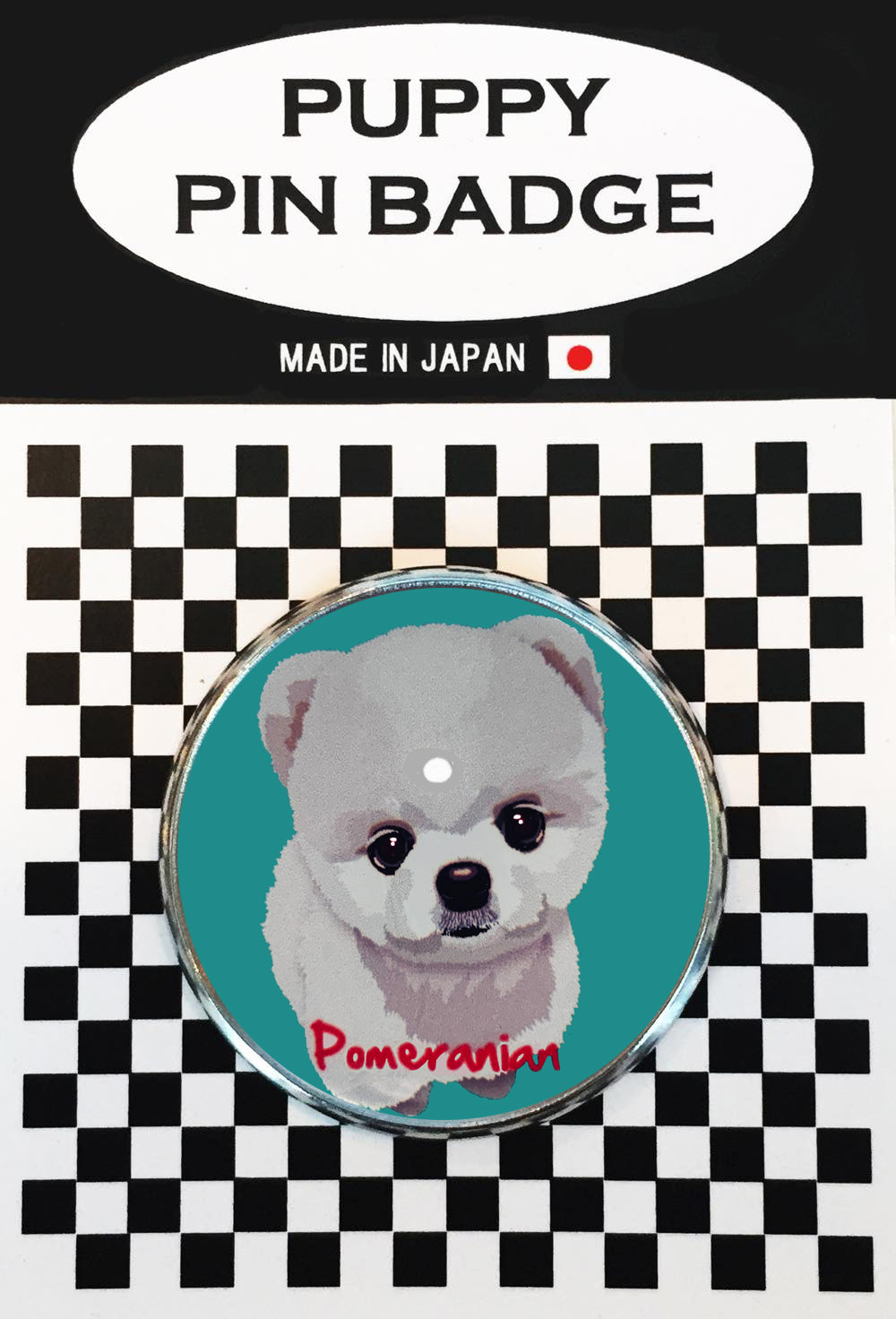 le Bonbon(ル ボンボン) ピンバッジ 犬 ポメラニアン ベイビーBL バッチブローチ 犬 ピンバッジ 犬 ブローチ 犬