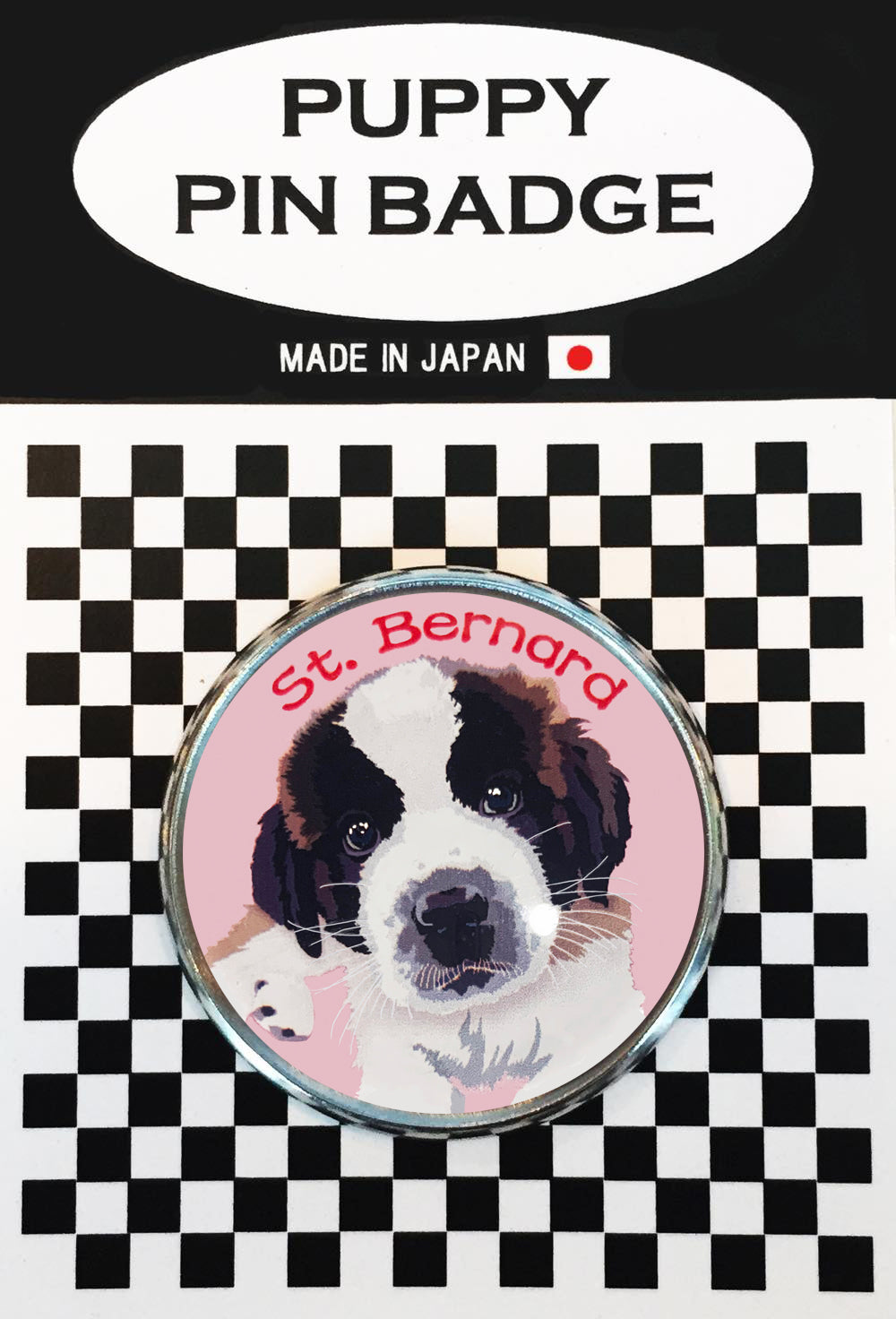 le Bonbon(ル ボンボン) ピンバッジ 犬 セントバーナード 2 PK バッチブローチ 犬 ピンバッジ 犬 ブローチ 犬
