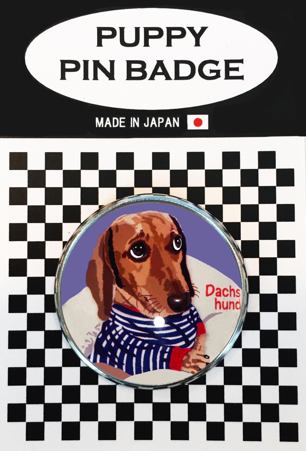 le Bonbon(ル ボンボン) ピンバッジ 犬 ダックスフント 3 PL バッチブローチ 犬 ピンバッジ 犬 ブローチ 犬