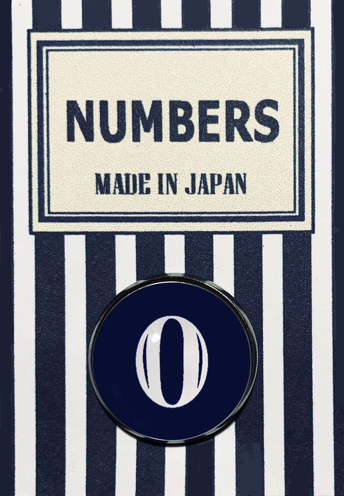 ピンバッジ 数字 4 番号 ナンバー ピンバッチ