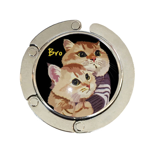 バッグハンガー Bro2 バッグフック バッグ掛け 猫 バッグハンガー