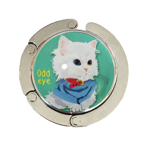 バッグハンガー Odd eye pe 猫 バッグフック バッグ掛け 猫 バッグハンガー